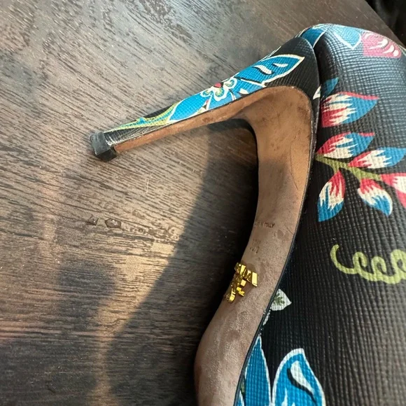 PRADA ST. RAMAGE CALZATURE DONNA NERO HEELS - Picture 5 of 16